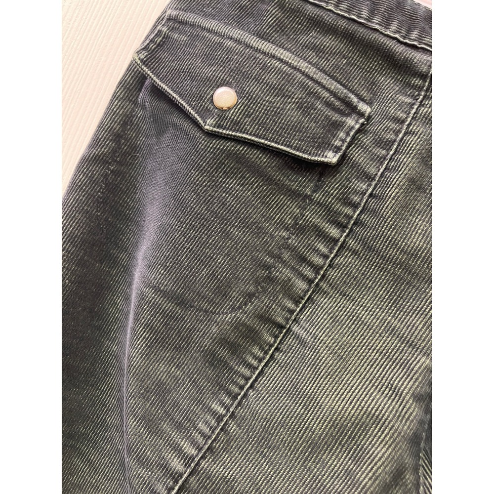 Athleta Cargo Pants Womens 8 Blue Green Corduroy Utility Color Shift - Picture 13 of 17